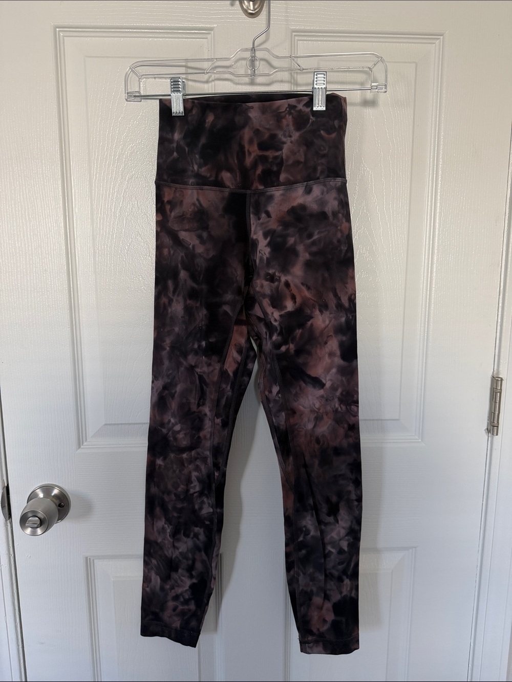 lululemon athletica Kids Tie-Dye High-Rise Leggings - Black & Brown